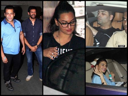 Bajrangi Bhaijaan Spl Screening: Salman, Karan, Sonakshi & Celebs Watch The Film