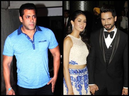Revealed Why Salman Khan Ditched Shahid-Mira Mumbai Reception