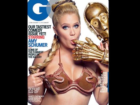 Amy Schumer's Star Wars Themed Bold Shoot With Droids For GQ
