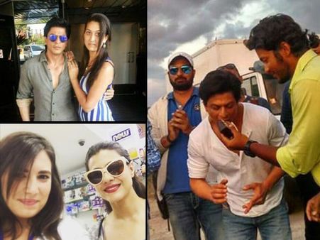 New Pictures! Dilwale Actors-Shahrukh Khan And Kajol Having Fun In Bulgaria