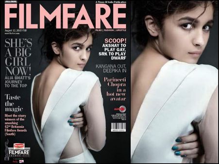 Alia Bhatt Sizzles On The Cover Of Filmfare As The Big Girl