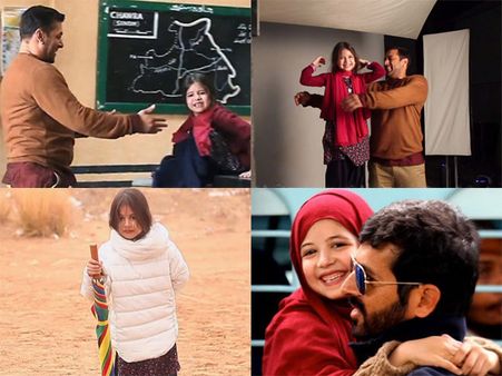 Bajrangi Bhaijaan: Behind The Scenes Pictures of Cute Munni Aka Harshaali Malhotra