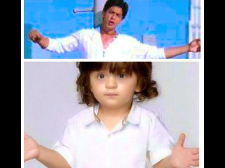 Must See: Shahrukh Khan Posts The Cutest Photo Of ABRAM KHAN On Twitter