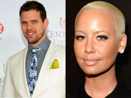 Amber Rose & Kim's Ex Husband, Kris Humphries Flirting?
