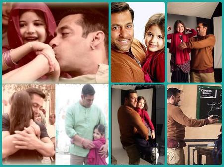 Unseen Candid Pics Of Salman Khan With Munni Aka Harshaali Malhotra