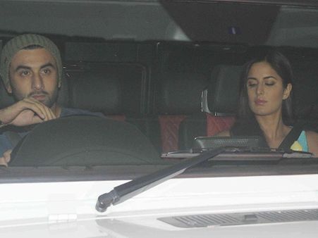 Pictures: Ranbir Kapoor And Katrina Kaif Spotted On A Movie Date