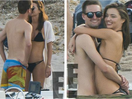 Miranda Kerr & Beau Evan Spiegel's PDA Packed Beach Vacation