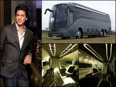 Inside Pics Of Shahrukh Khan's Brand New Vanity Van Worth Rs 4 Crore!