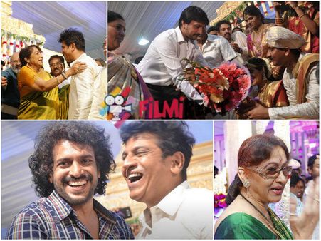 Kichcha Sudeep, Upendra, Ganesh, Jayanthi & Other Celebs At Nirupama-Dileep Wedding