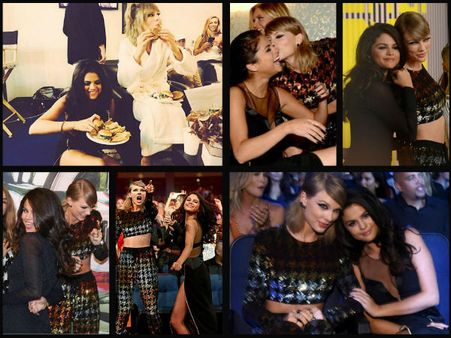 Selena Gomez and Taylor Swift's Unseen Pics From VMAs 2015