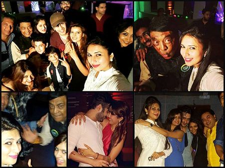 Yeh Hai Mohabbatein: Divyanka Tripathi's On-Screen Father's B'day, Karan-Ankita Party! -PHOTOS