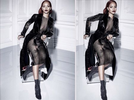 Bold & Sassy Rihanna Goes Sheer For Dior's New Shoot