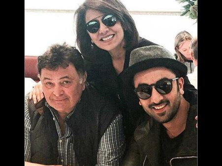 Pictures: Ranbir Kapoor Celebrates Father Rishi Kapoor's Birthday In London
