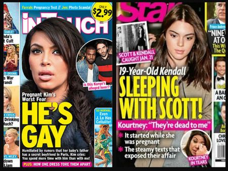 10 Shocking Yet Crazy Kardashian/Jenner Tabloid Claims