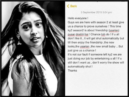 Post Parth Samthaan, Kaisi Yeh Yaariyan In Dilemma, Niti Urges Viewers To Watch!