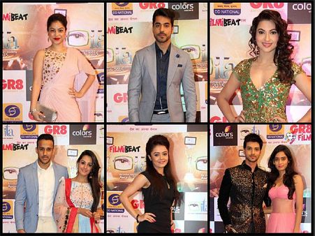 ITA Awards 2015 Red Carpet: Gauhar Khan, Gautam Gulati, Shakti Arora Sizzle! [PHOTOS]