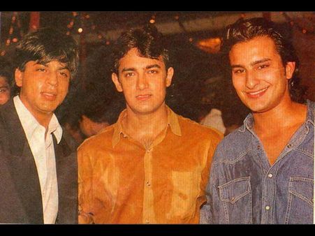Flashback Pictures: When Shahrukh Khan, Aamir Khan And Saif Ali Khan Partied Together