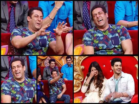 PHOTOS: Salman Khan ROFLing On Comedy Nights Bachao Over Joke On Sooraj-Athiya!