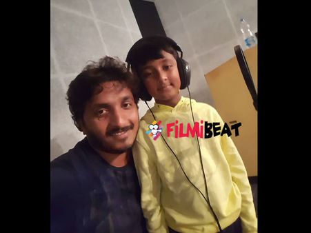 Challenging Star Darshan's Son Vineesh Completes Dubbing For 'Mr Airavata'