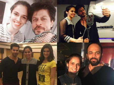 Shahrukh Khan's Pics With Saina Nehwal On The Sets Of Dilwale, Will Make Your Day!