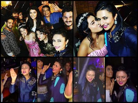PHOTOS: Divyanka Tripathi, Karan Patel Party At Roshni Walia's Birthday Bash!