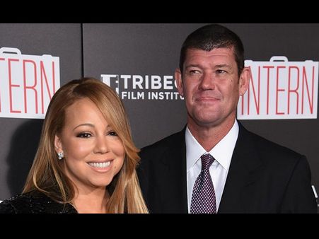 Mariah Carey and James Packer Debut As A Couple At The Intern Premiere