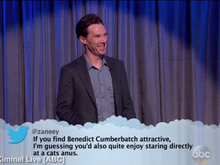 Celebrities Read Mean Tweets: Benedict, George, Emily Blunt, Andrew Garfield, Salma Hayek and More