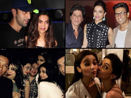 Unseen INSIDE Pictures Of Deepika Padukone From Bollywood Parties