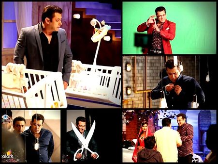 Bigg Boss 9 Promo Shoot: Salman Khan's On-The-Set Photos!