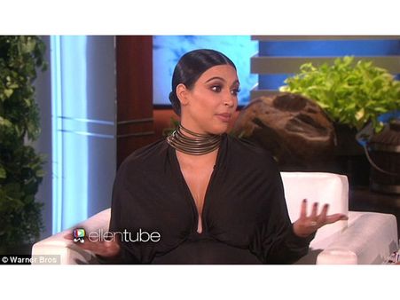 Kim and Ellen Discuss Her Son Name, Loves 'Easton' But Kanye Disapproves