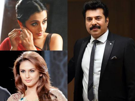 It's Not Trisha; But Huma Qureshi With Mammootty