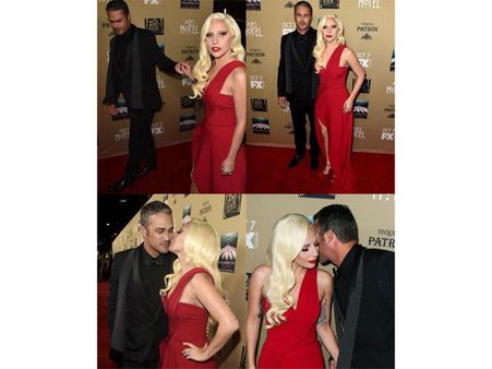 Lady Gaga & Taylor Kinney Spice Up American Horor Story: Hotel's Red Carpet With PDA