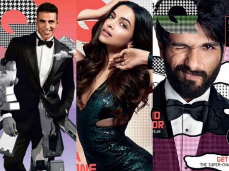 PICS! Shahid Kapoor, Deepika Padukone & Akshay Kumar On GQ Cover!