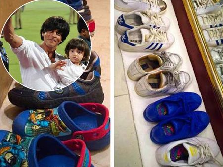 Sweetest Father: See What Shahrukh Khan Tweeted About AbRam's Cute Shoe Collection