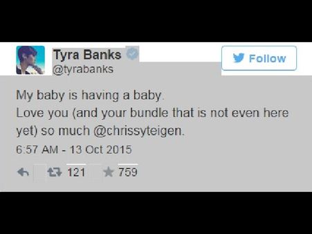 Chrissy & John Announced Their Pregnancy On Instagram