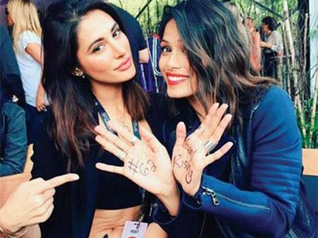 In Pics: Freida Pinto-Nargis Fakhri Party Hard In New York