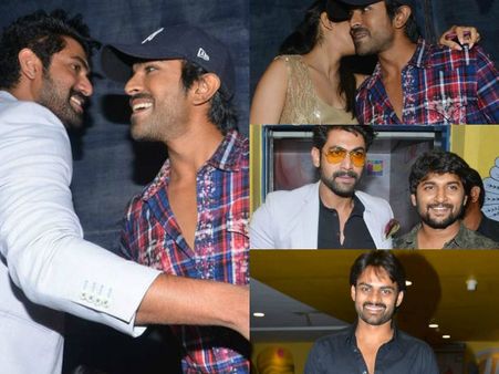 Celebrities At Ram Charan's Bruce Lee Premiere Show