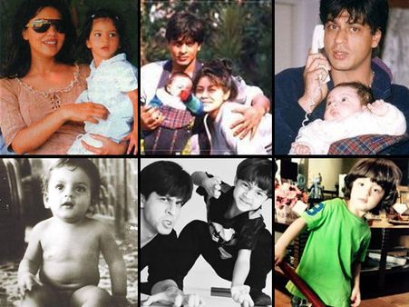 TOO CUTE: Unseen Childhood Pictures Of Shahrukh Khan, Aryan Khan, Suhana Khan & AbRam Khan