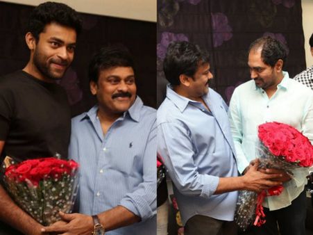 PHOTOS: Chiranjeevi Congratulates Team Kanche, Best Day For Varun Tej & Director Krish
