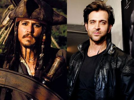 Hrithik Roshan To Play Johnny Depp's Character 'Captain Jack Sparrow' In Thug!