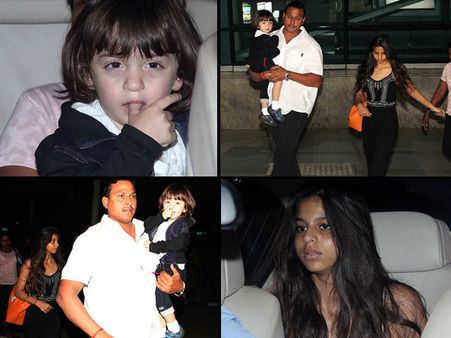 ADORABLE: Suhana Khan Spotted With Cute Brother AbRam Khan At The Mumbai Airport