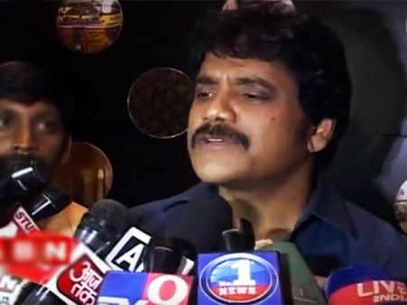 TRENDING NOW! Nagarjuna Pushes Media Away
