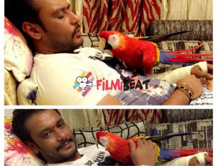 Challenging Star Darshan's New Addiction From South America!