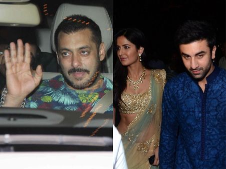 OMG! Katrina Kaif & Ranbir Kapoor Avoid Salman Khan At Anil Kapoor's Diwali Bash