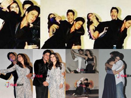 CUTE PICS! When Shahrukh Khan Photobombed Varun Dhawan-Kriti Sanon's Pictures!