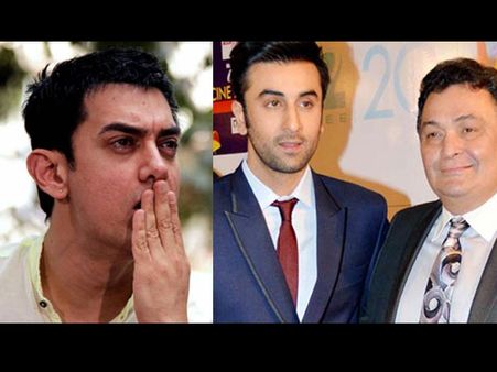 OMG! Rishi Kapoor Criticises Aamir Khan For 'Leaving India' Comment While Ranbir Kapoor Supports Him