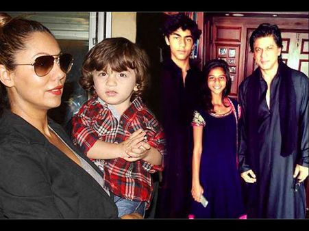 OMG! Shahrukh Khan Is Biased Towards AbRam, Feels Aryan Khan & Suhana Khan