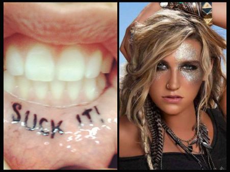 Hollywood Celebrities With The Most Weirdest Of Weird Tattoos!