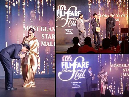 INSIDE PICTURES: OMG! Shahrukh Khan Talks Dirty With Rekha At Filmfare Glamour And Style Awards