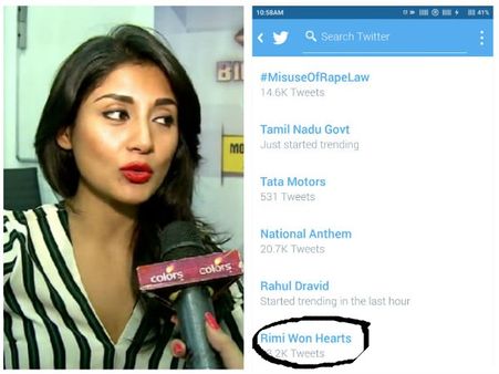 Bigg Boss 9: #RimiWonHearts Trending On Twitter; Check Out Rimi’s Fans’ Tweets